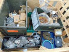 1 x Crate of nuts, bolts, pins, fixings etc