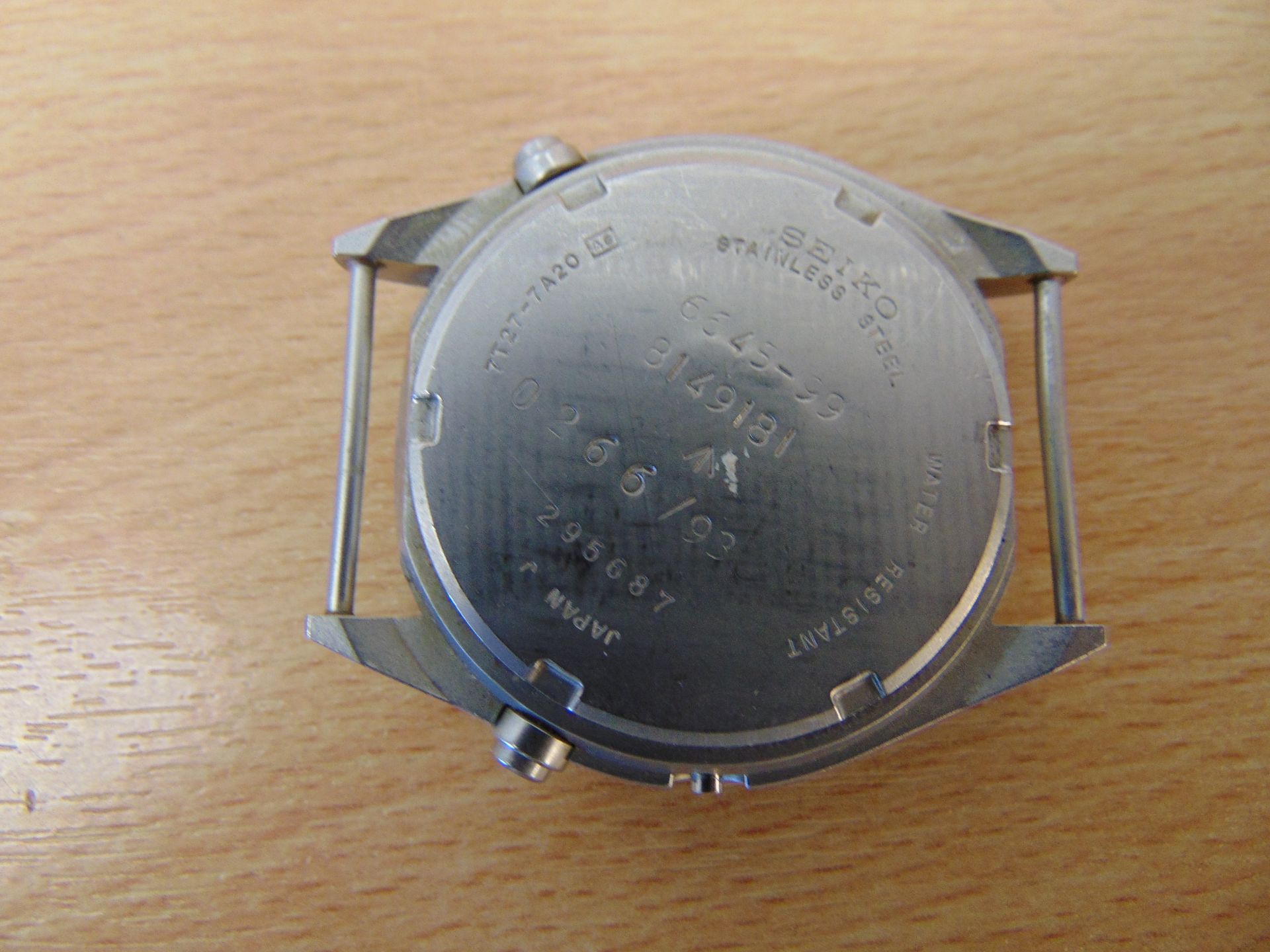 Seiko Gen 2 Pilots Chrono (with date), RAF Tornado force issue Nato marks Date 1993, - Image 3 of 4
