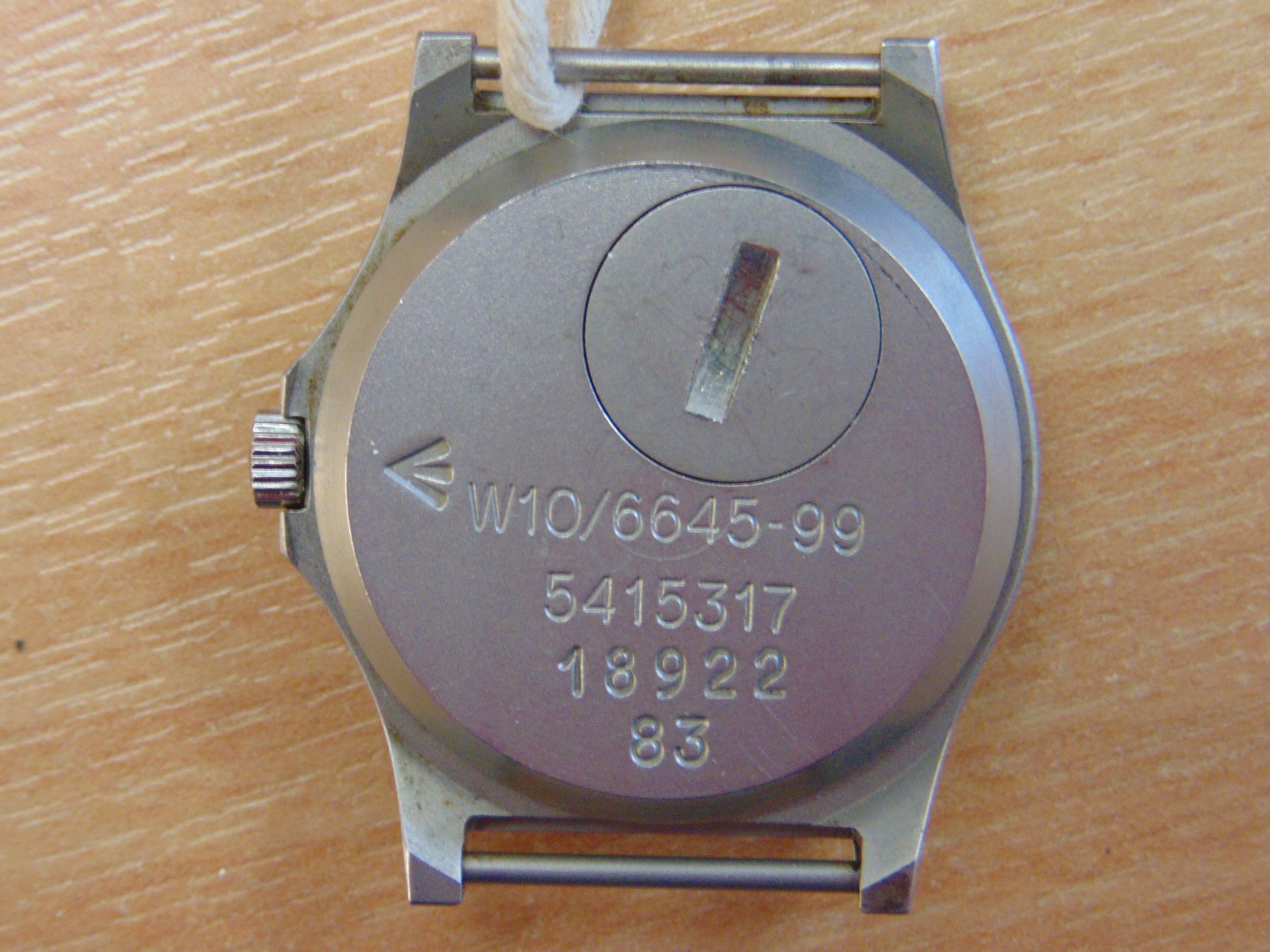 CWC W10 BRITISH ARMY SERVICE WATCH FAT BOY CASE SN.18922 IN ORIGINAL PACKING- SMALL CHIP IN GLASS - Bild 3 aus 6