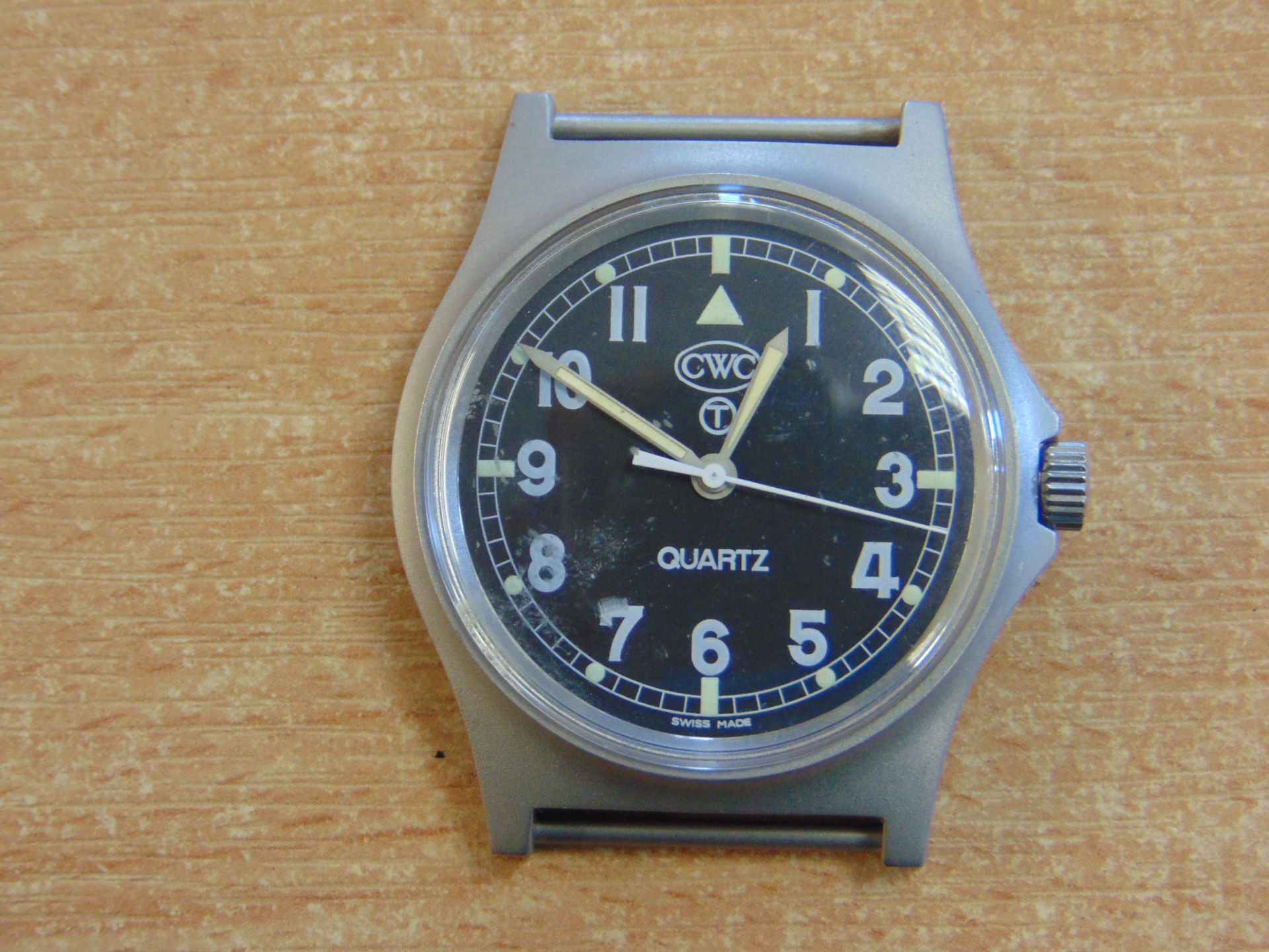 UNIQUE CWC 0552 ROYAL MARINES/ ROYAL NAVY ISSUE SERVICE WATCH DATED 1990 ** GULF WAR** SN.66054 - Image 3 of 9