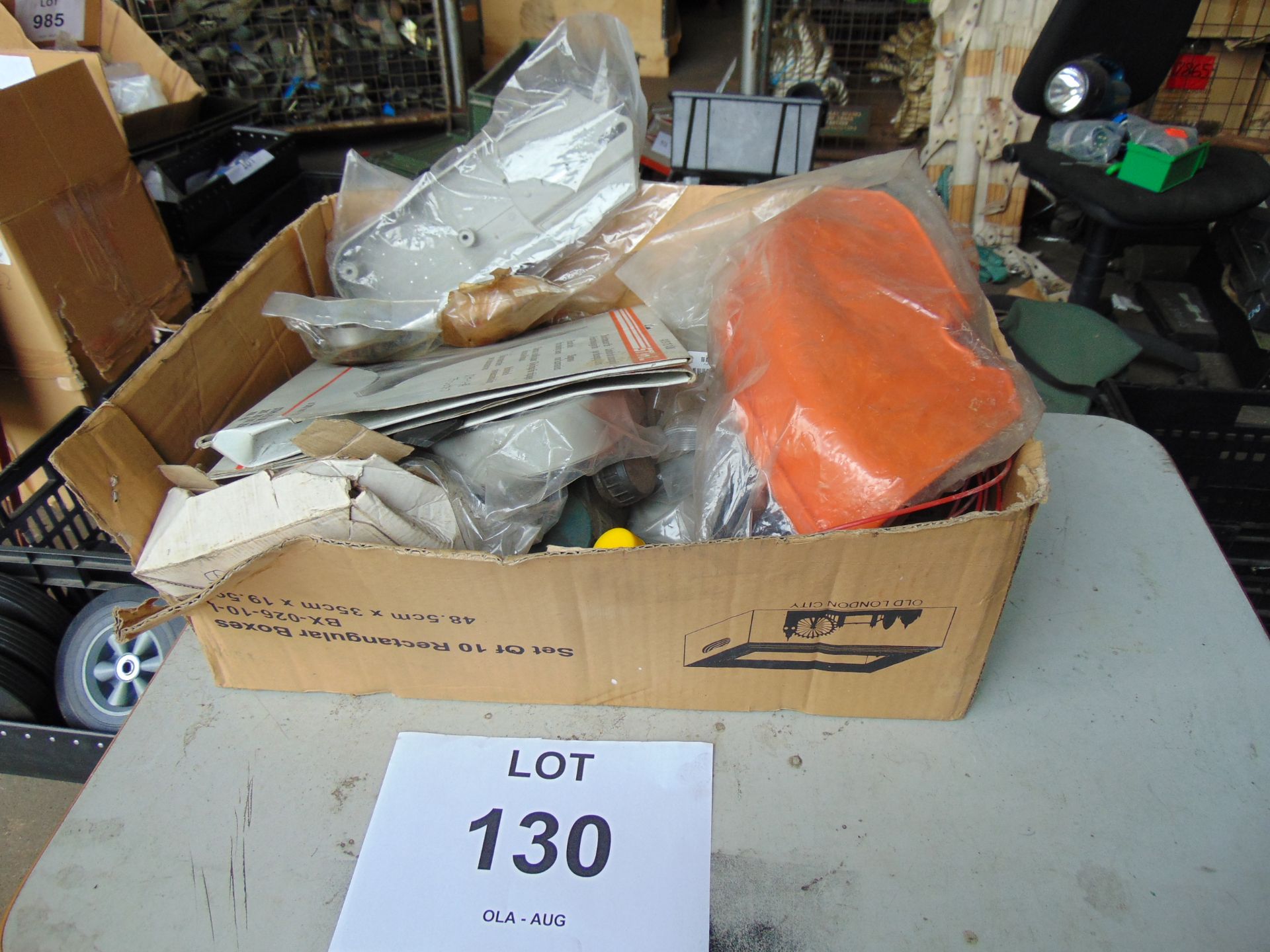 1 Box of Stihl chain saw and strimmer spares etc