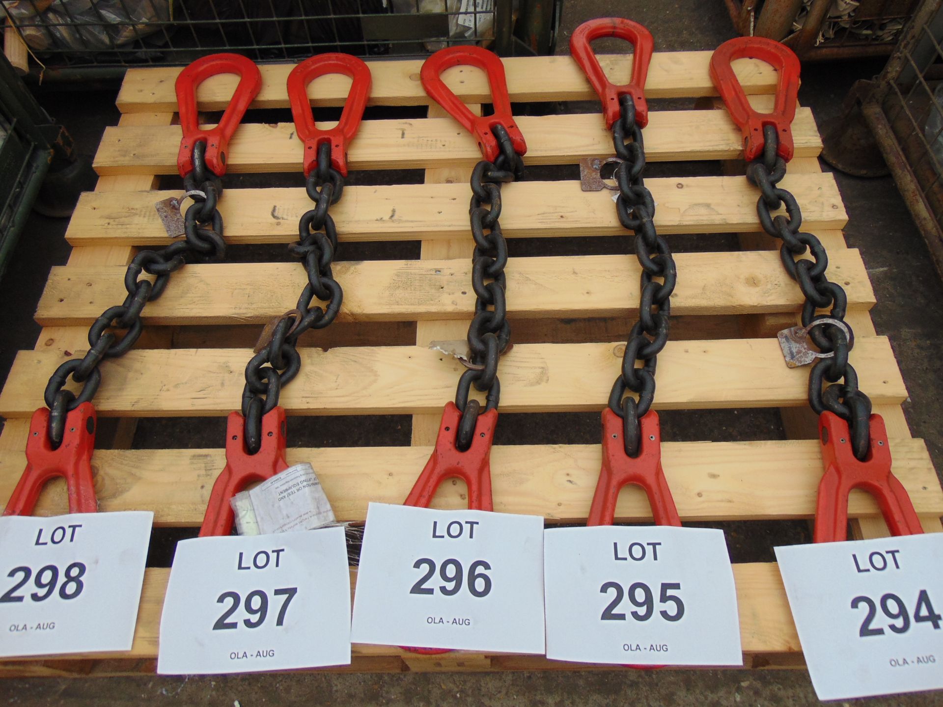 New Unused Kuplex 8 Tonne lifting chain from MoD