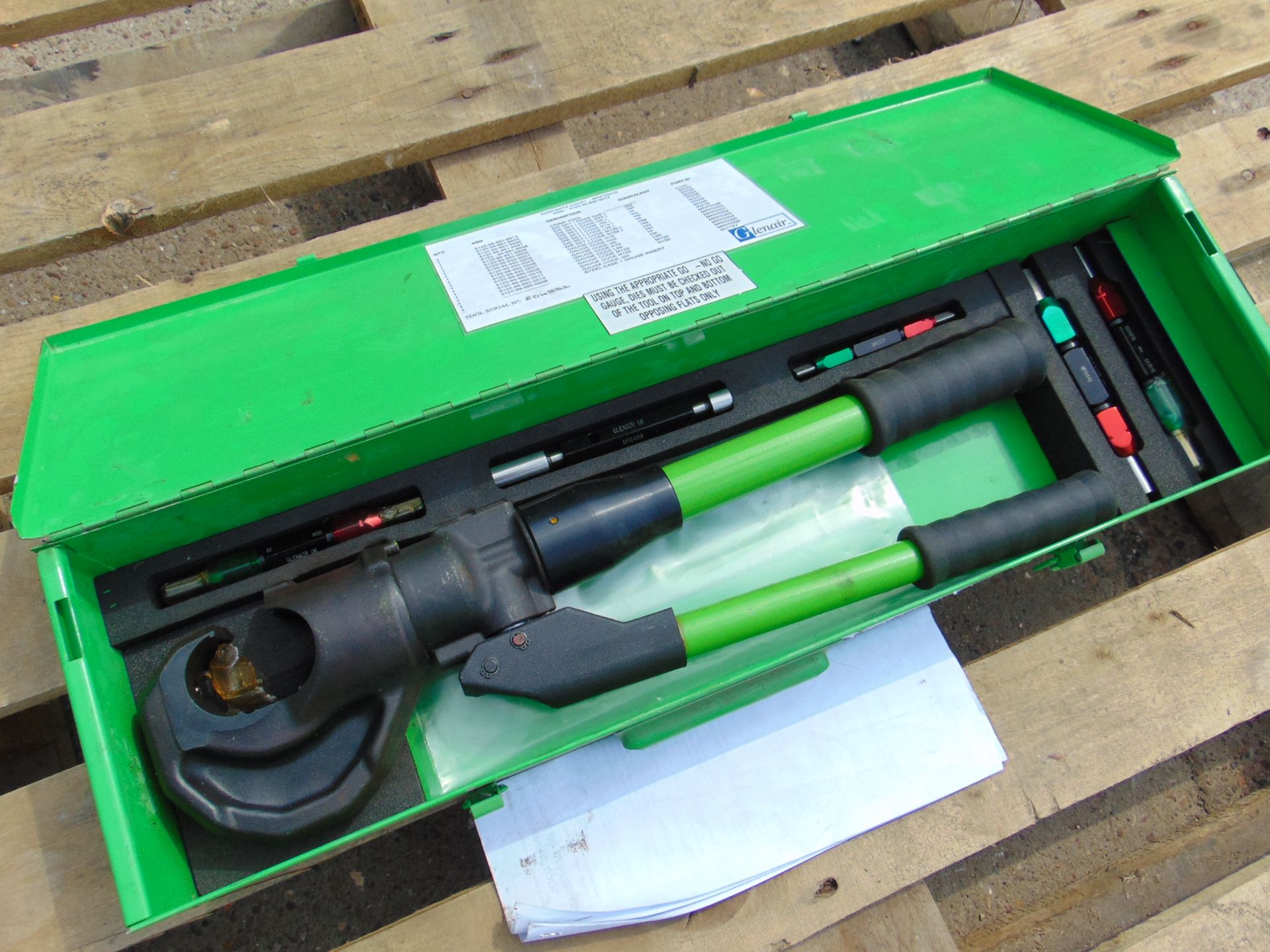 Glenair Hydraulic Crimping Tool MRP0361G