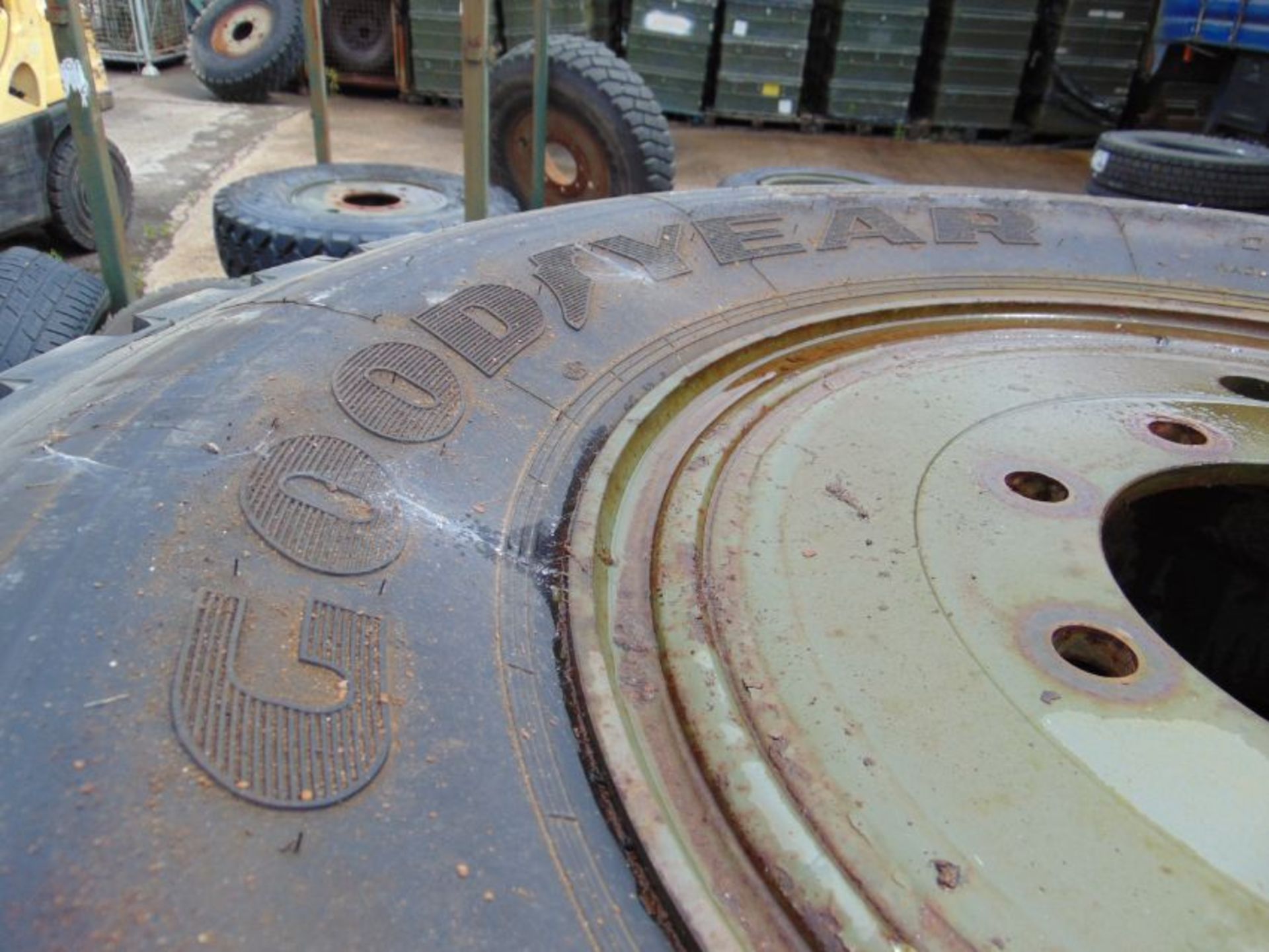 Qty 4 x Goodyear 12.00R20 G388 Unisteel tyres - Image 6 of 8