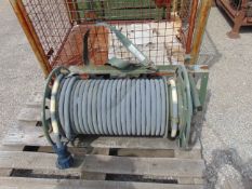 1 Large Cable Reel of HD 3 Phase Power Cable c/w Generator Plugs