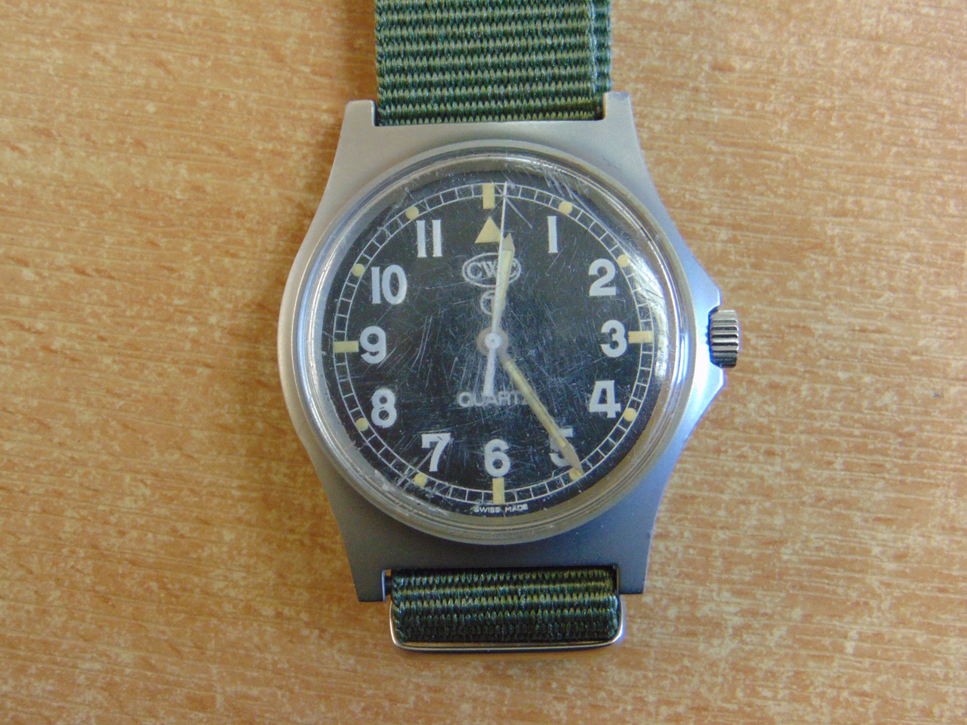 CWC W10 BRITISH ARMY SERVICE WATCH NATO MARKS DATED 1998 - Bild 3 aus 8