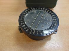 V. NICE SIRS NAVUGATION CANOE COMPASS USED BY SAS, SBS, ETC IN ORIGINAL TRANSIT CASE