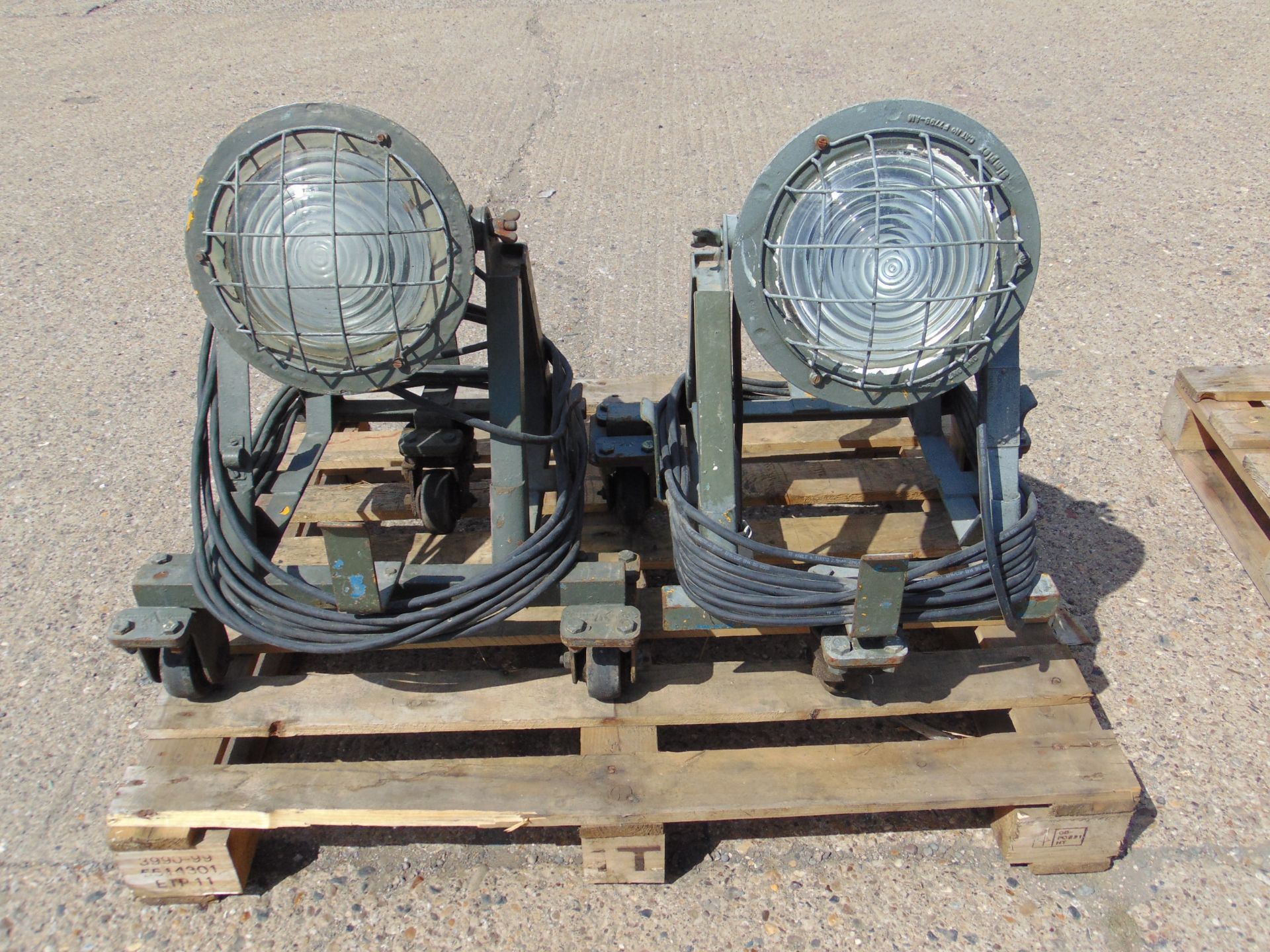 2x Simplex Portable Floodlights