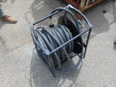 1 Large Cable Reel of HD 3 Phase Power Cable c/w Generator Plugs