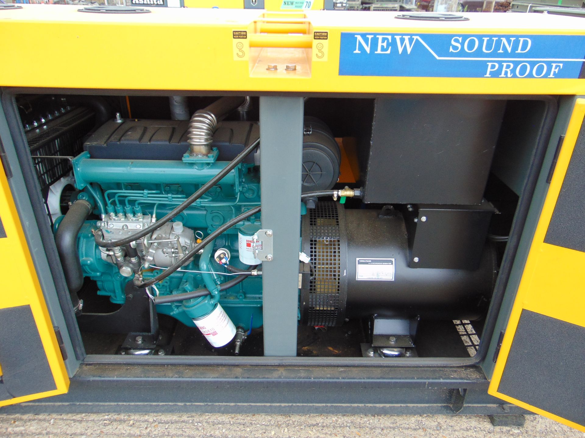 2022 UNISSUED 60 KVA 3 Phase Silent Diesel Generator Set - Image 13 of 17