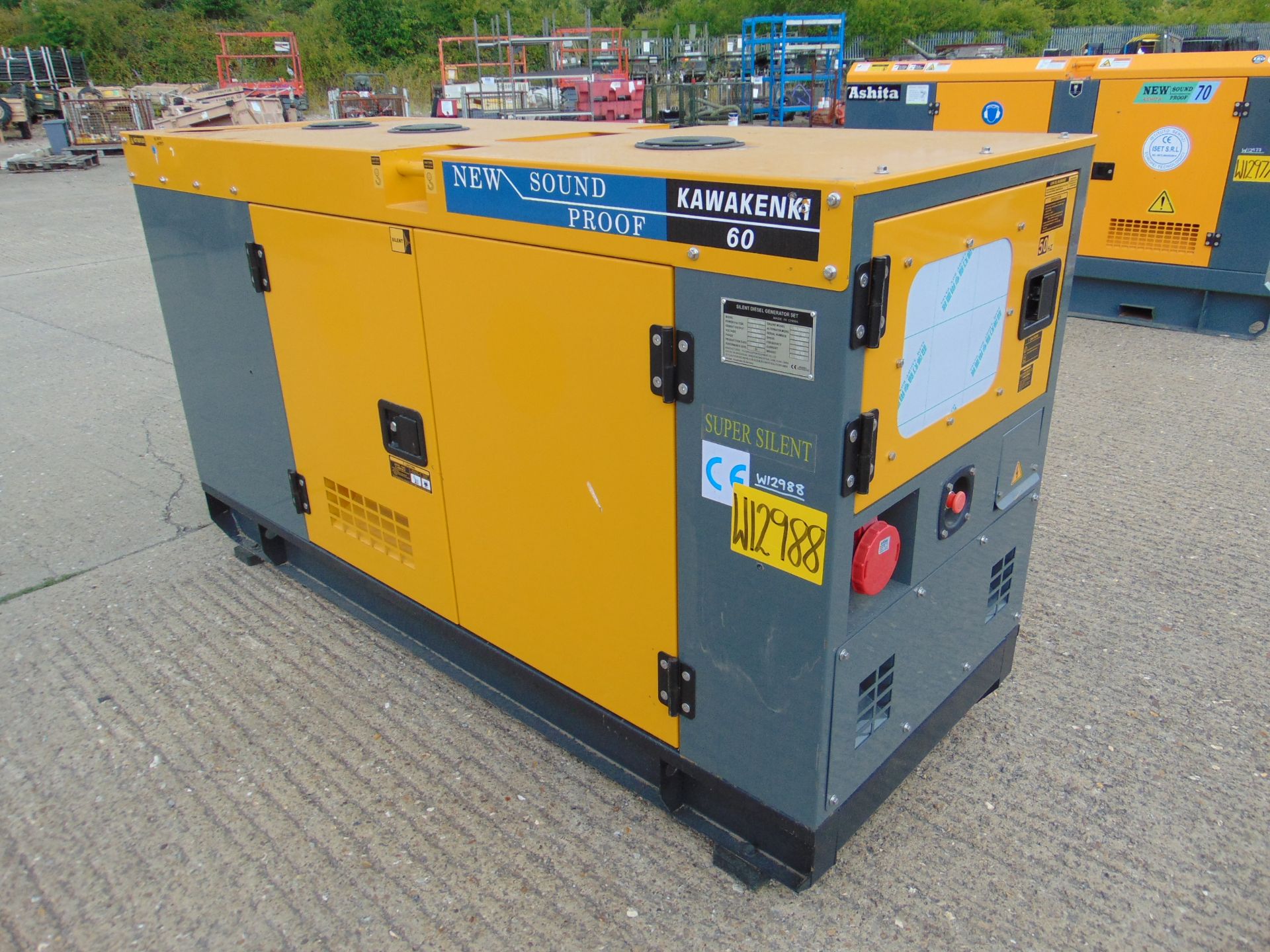 2022 UNISSUED 60 KVA 3 Phase Silent Diesel Generator Set - Image 7 of 17