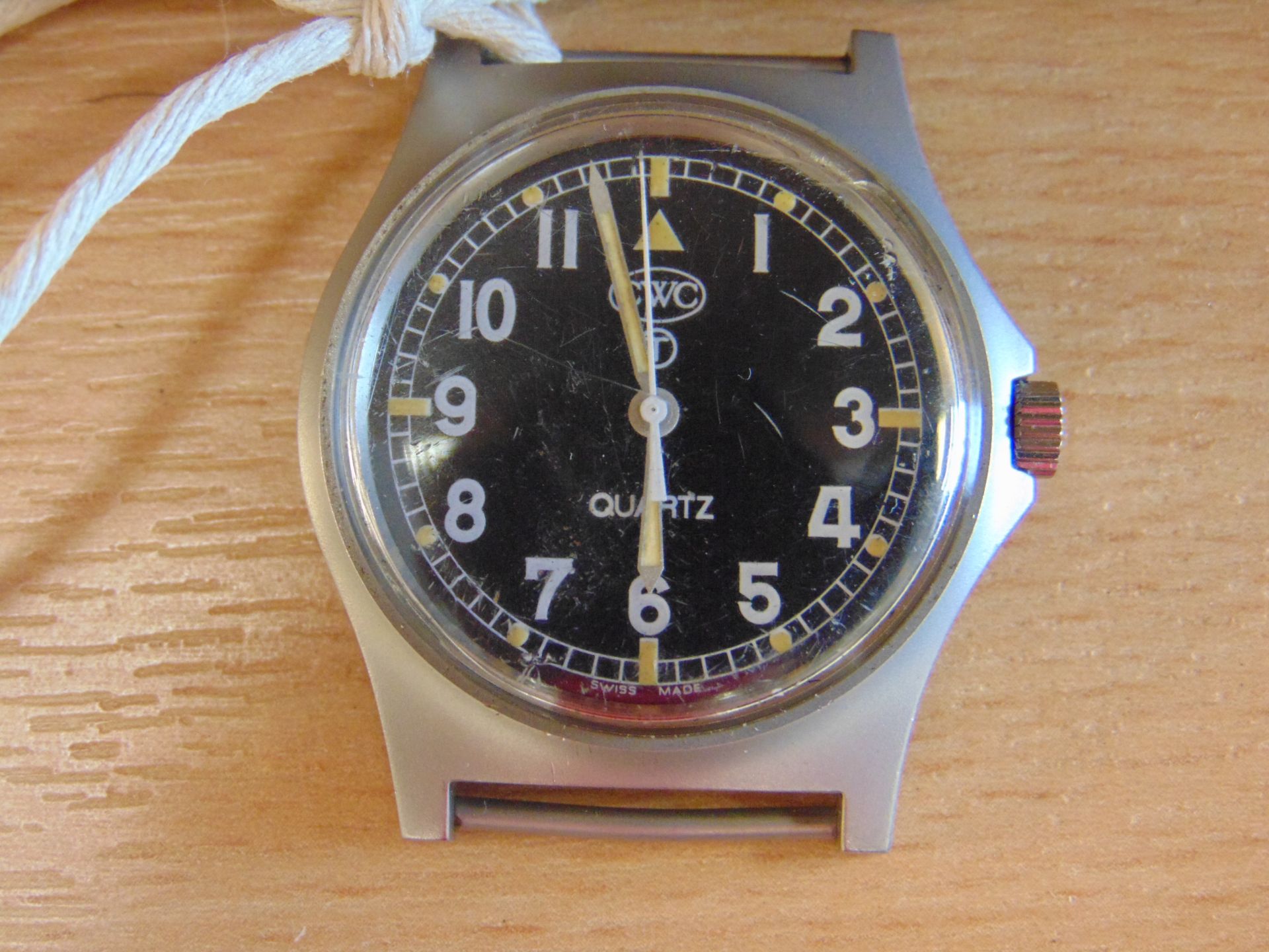 CWC W10 BRITISH ARMY SERVICE WATCH NATO MARKS DATE 2006 WATER RESISTANT TO 5 ATM - Bild 2 aus 5