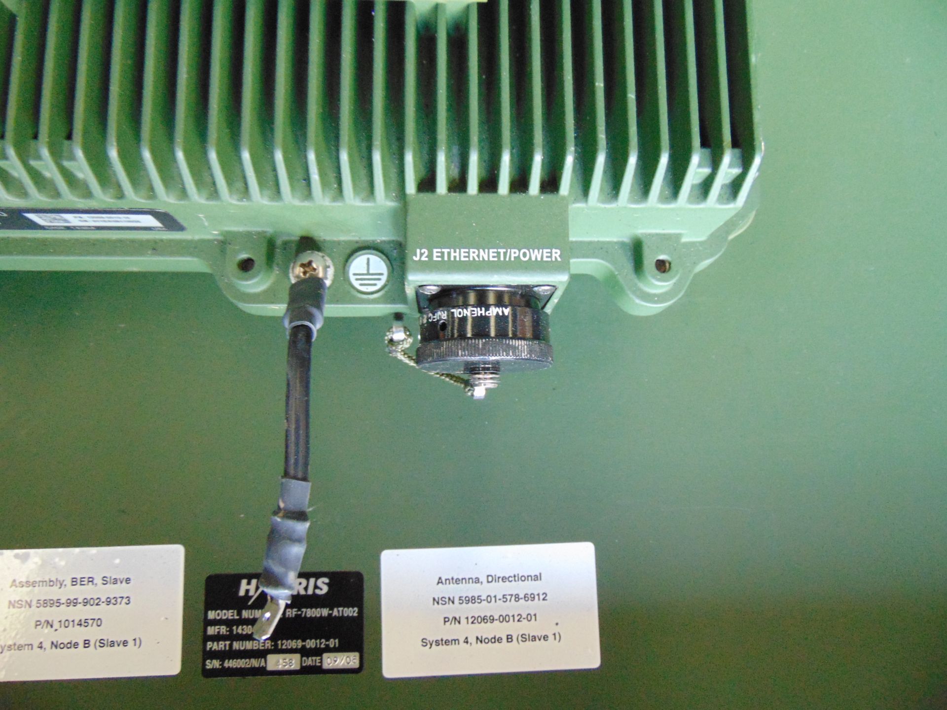 Harris Directional Antenna unit in HD Peli 1690 case with wheels Unissued - Image 5 of 7
