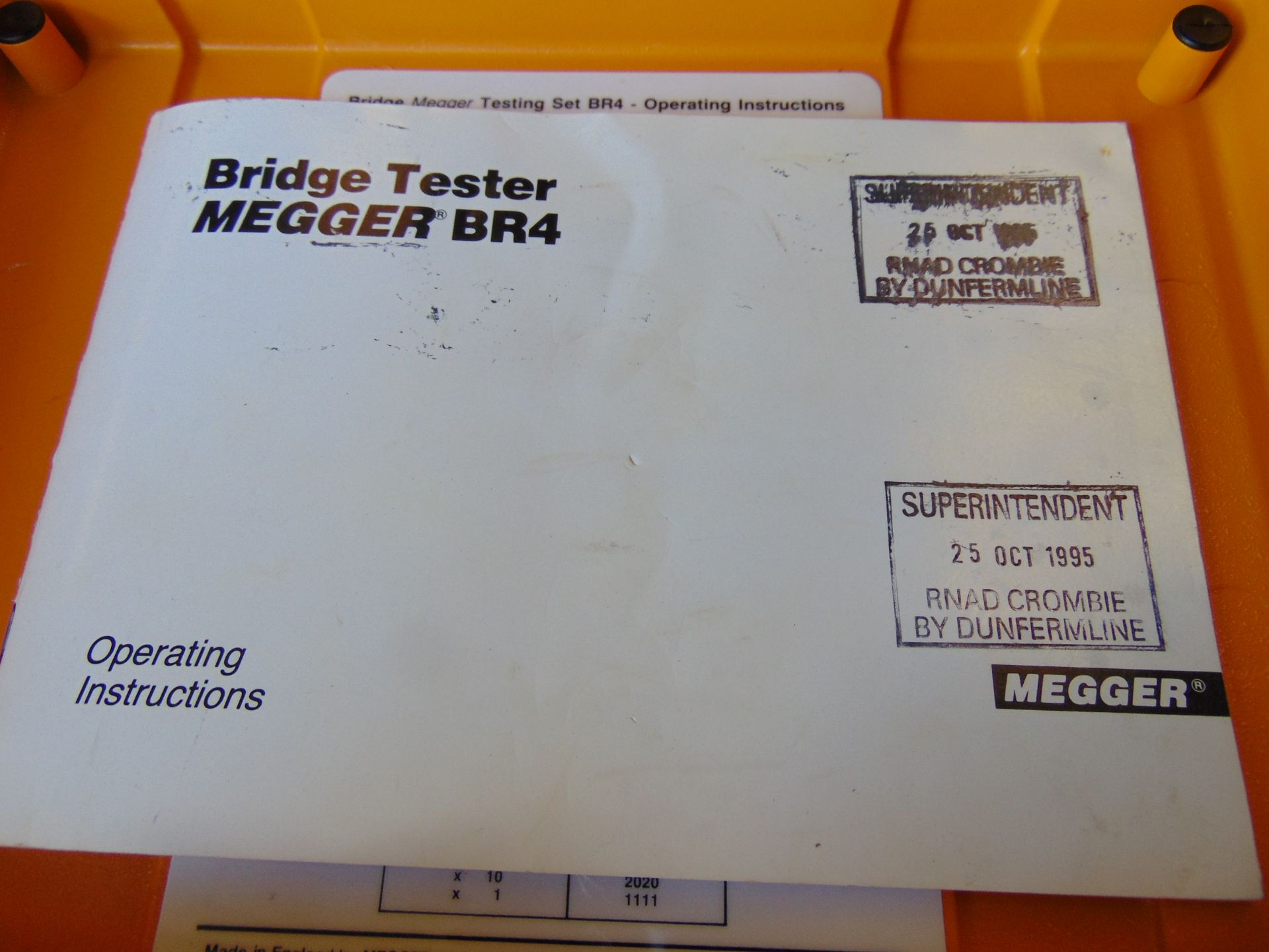Megger BRI Insulation Test set as shown - Image 3 of 4