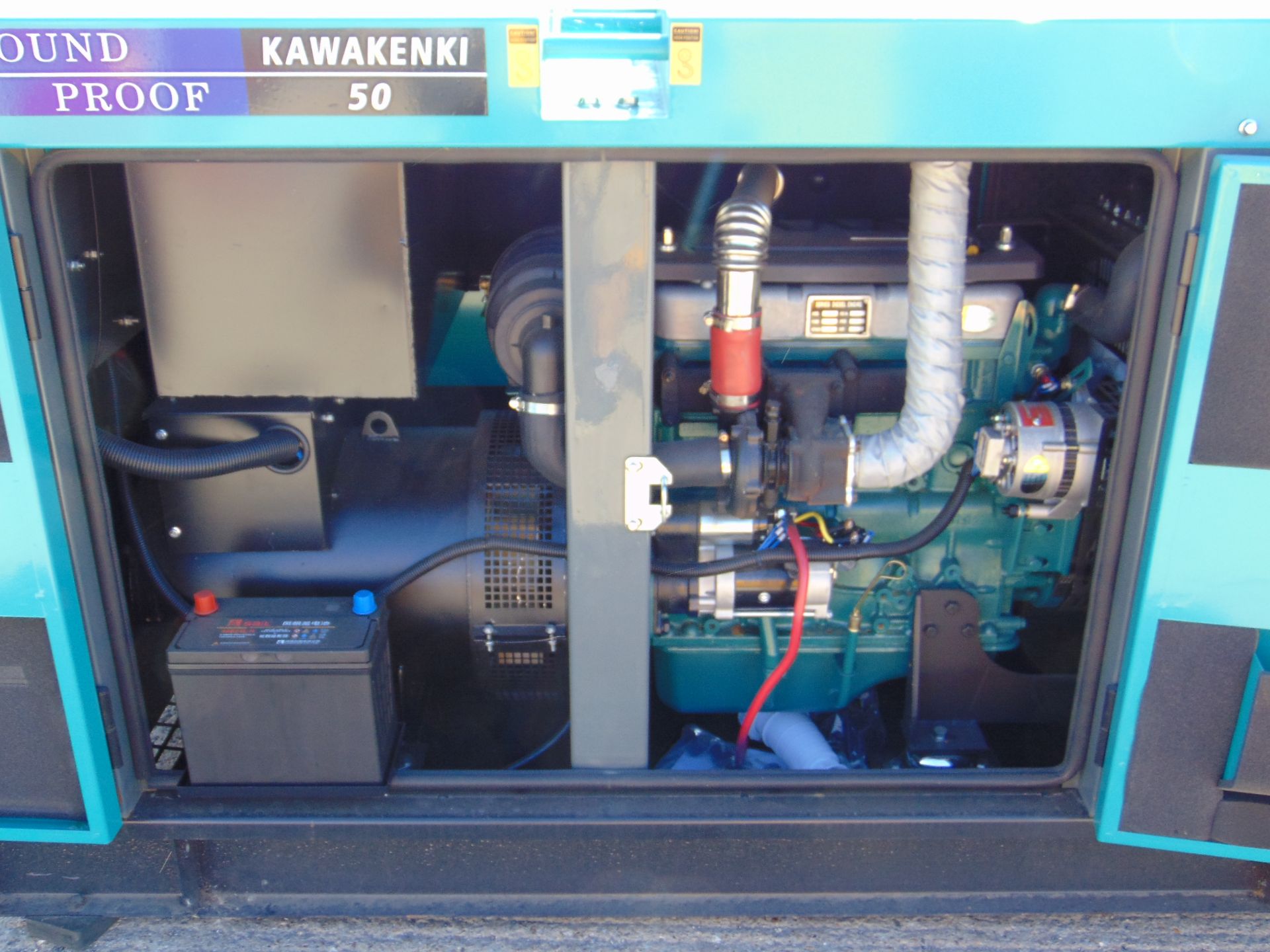 2022 UNISSUED 50 KVA 3 Phase Silent Diesel Generator Set - Image 13 of 17