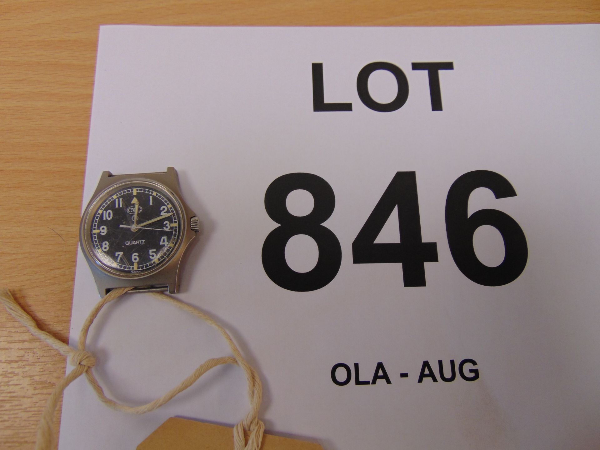 Rare CWC 0552 R.Navy / Marines issue service watch FAT Boy Case Nato Number, Date 1985 - Image 5 of 5