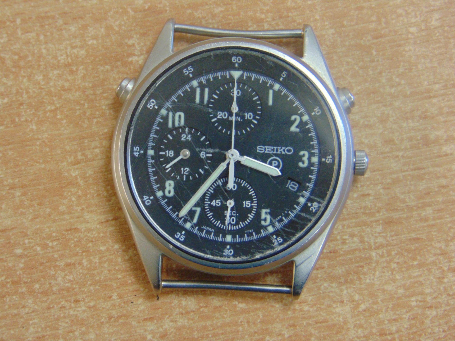 SEIKO GEN 2 PILOTS CHRONO RAF TORNADO FORCE ISSUE NATO MARKS DATE 1995 - Bild 3 aus 8