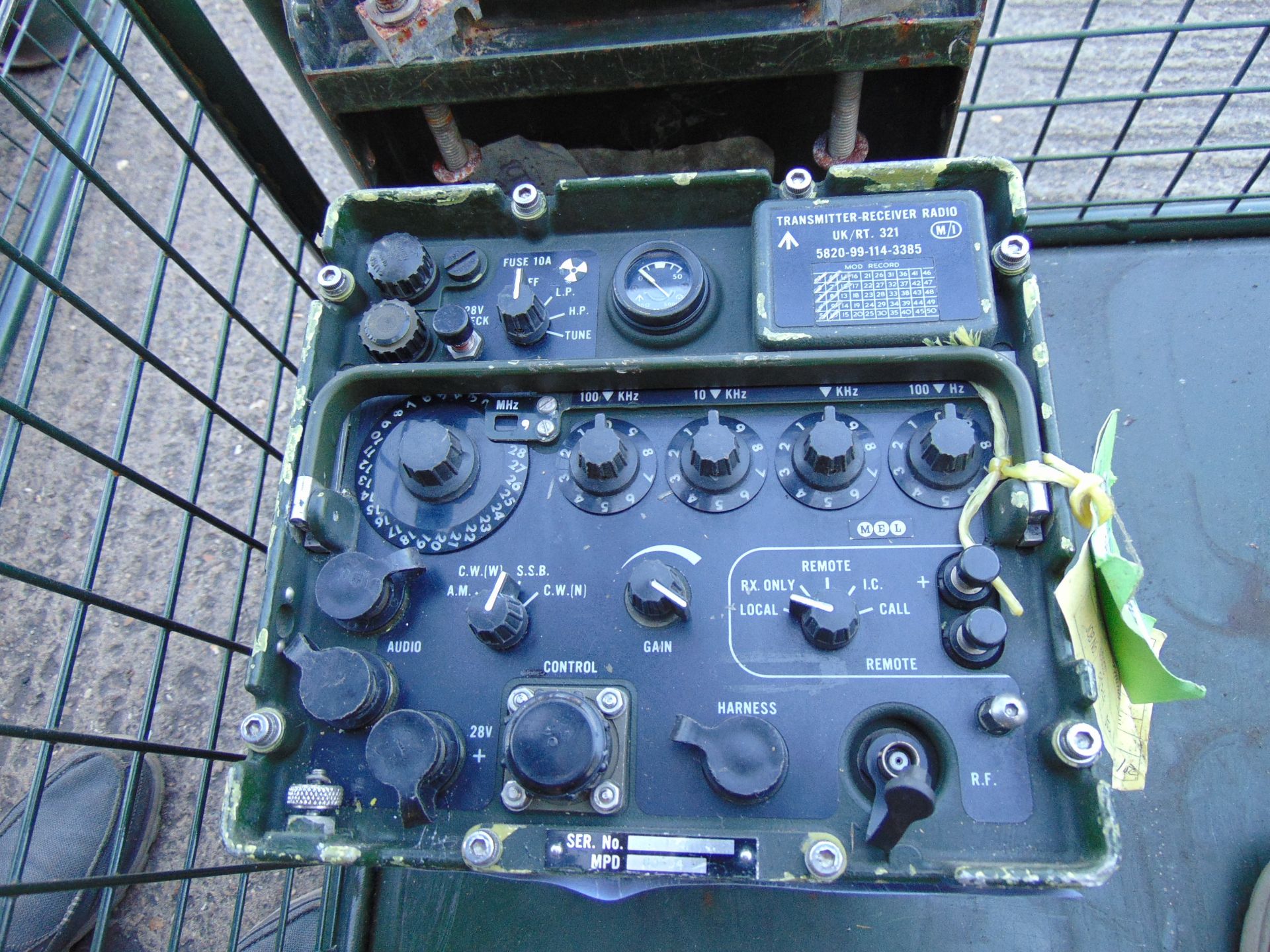 Transmitter Receiver RT 321 c/w tuning unit and bracket - Bild 3 aus 5