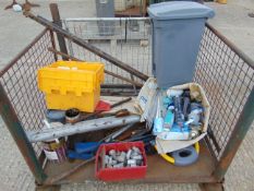 Tools, Hydraulic Couplings, Pedal Bin etc