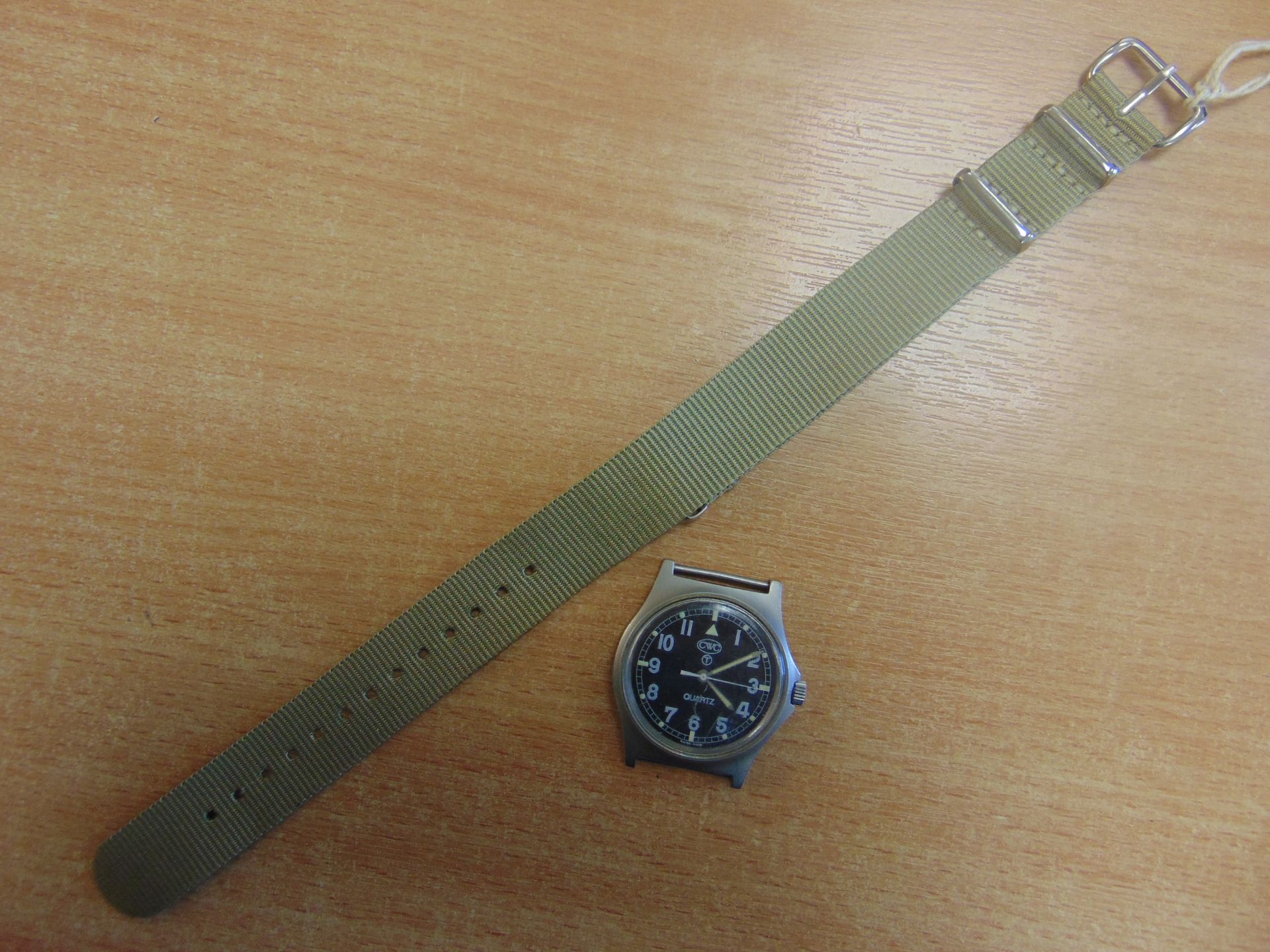 CWC W10 BRITISH ARMY SERVICE WATCH NATO MARKS DATE 1991 *GULF WAR* - Image 6 of 7