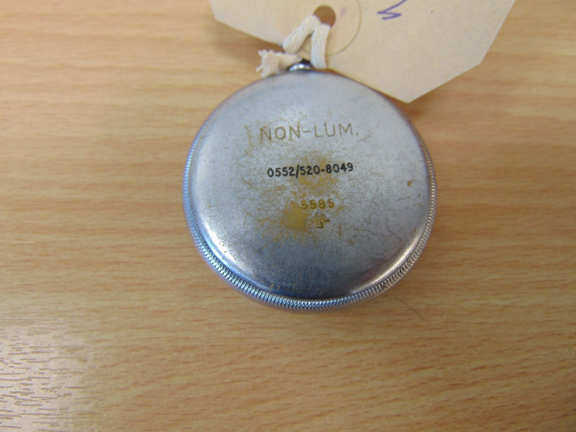 Unusual Waltham 0552 Royal Navy Deck Watch NON-LUM as issued to Nuclear Submarines - Image 3 of 5