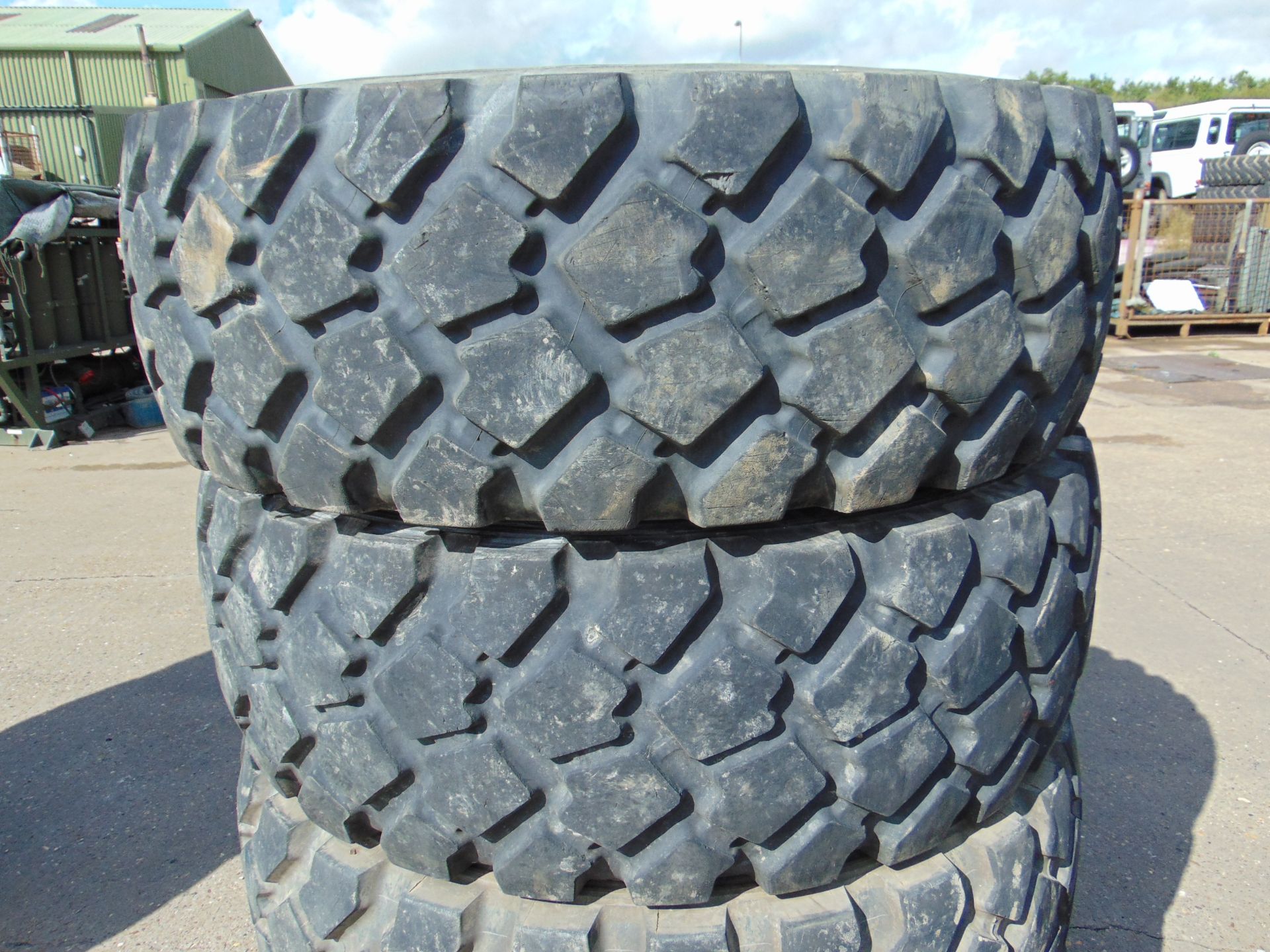 4x Michelin 335/80 R20 XZL Tyres - Image 2 of 5