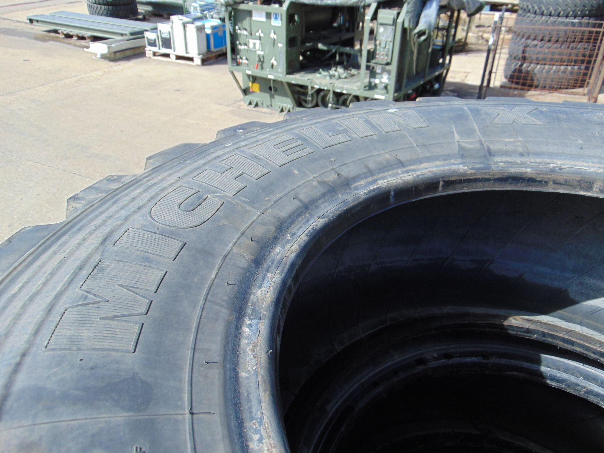 4x Michelin 335/80 R20 XZL Tyres - Image 4 of 5