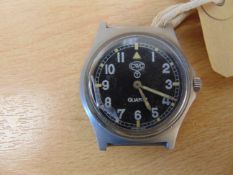 CWC W10 British Army service watch Nato Marks, Date 1998, Glass damaged