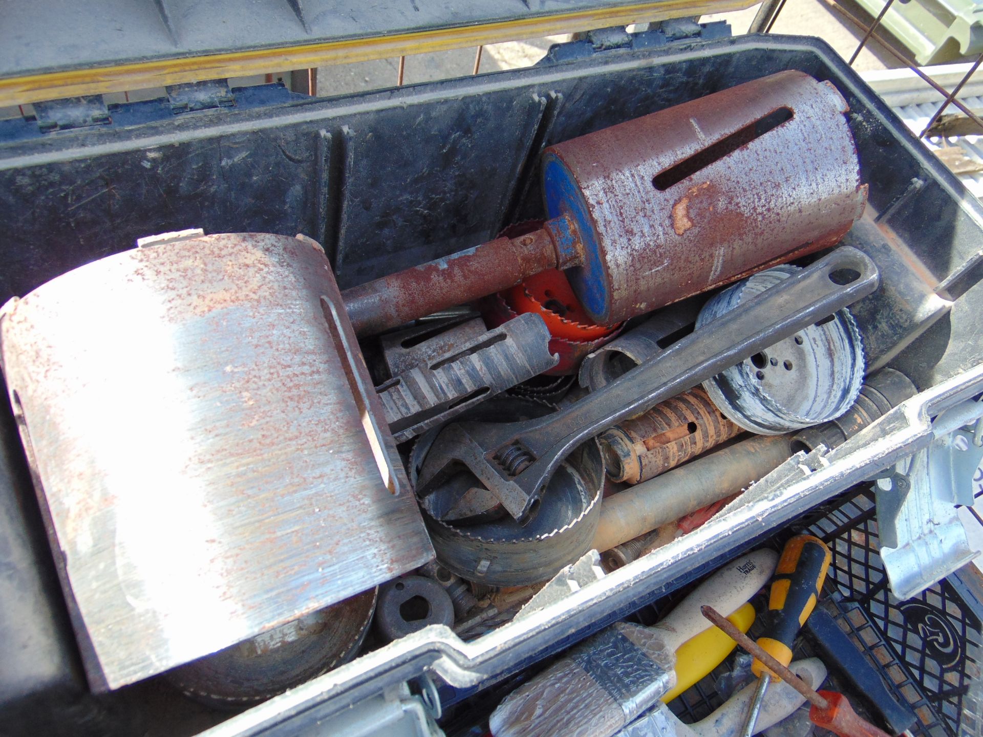 Mixed Tools, Sander, Tool Box, Saws, Hole Cutters etc - Image 6 of 7