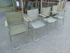 4x Land Rover Camping Chairs