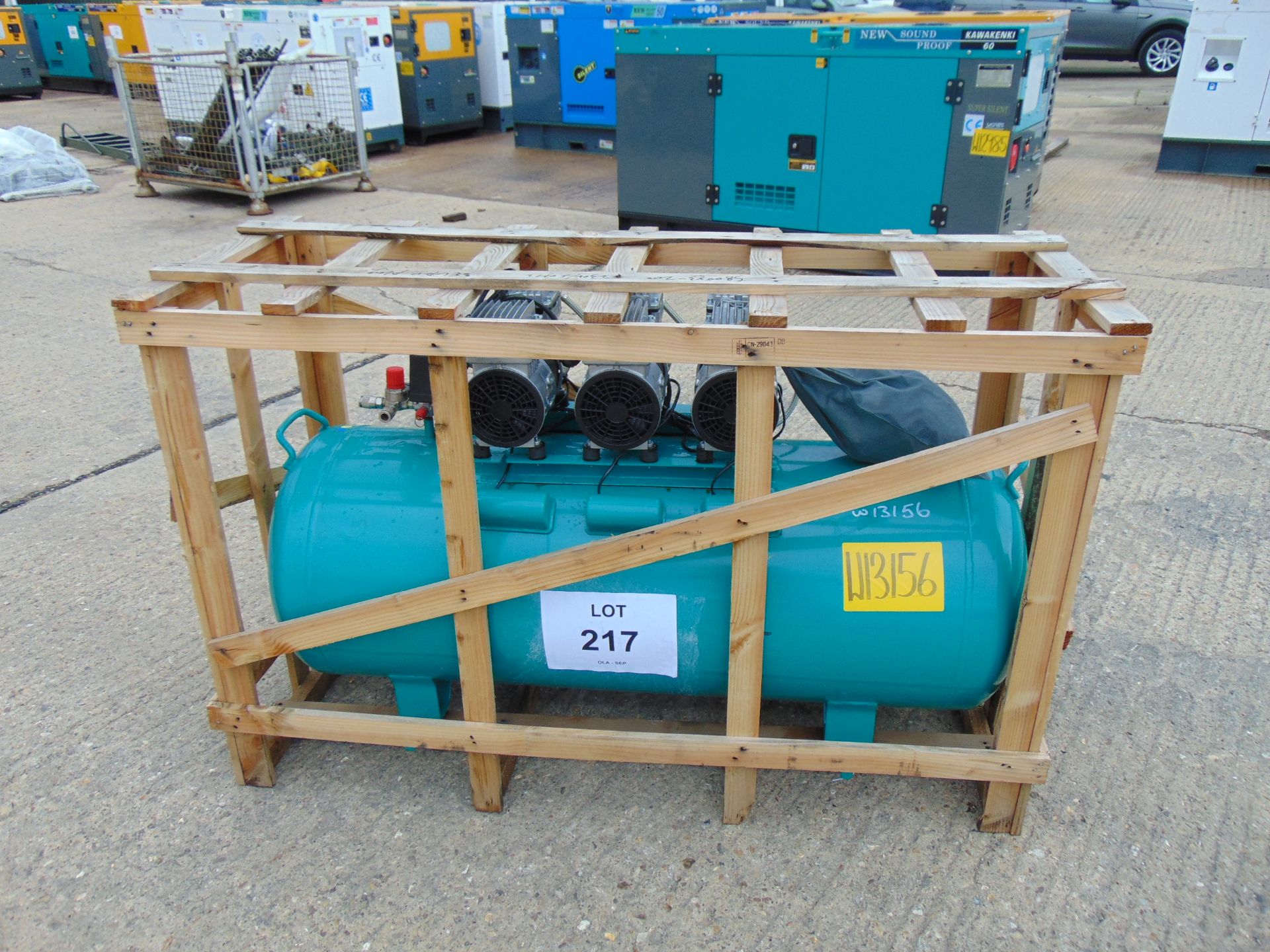 Schmelzer S800 x 3 - 200 8 Bar 200G Air Compressor New Unused - Image 4 of 11