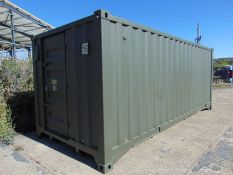 Demountable Front Line Ablution Unit in 20ft Container with hook loader, Twist Locks Etc