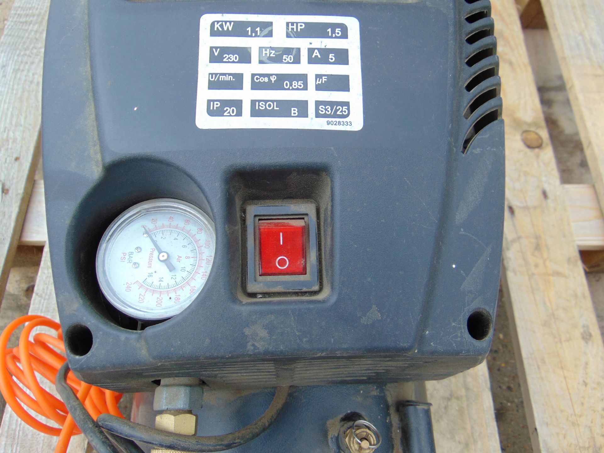 Sip Hurricane 215/25 Air Compressor - Image 6 of 8