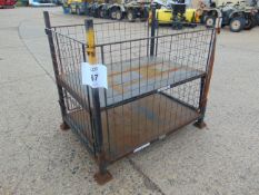 Steel Stacking Stillage with removeable sides and corner posts
