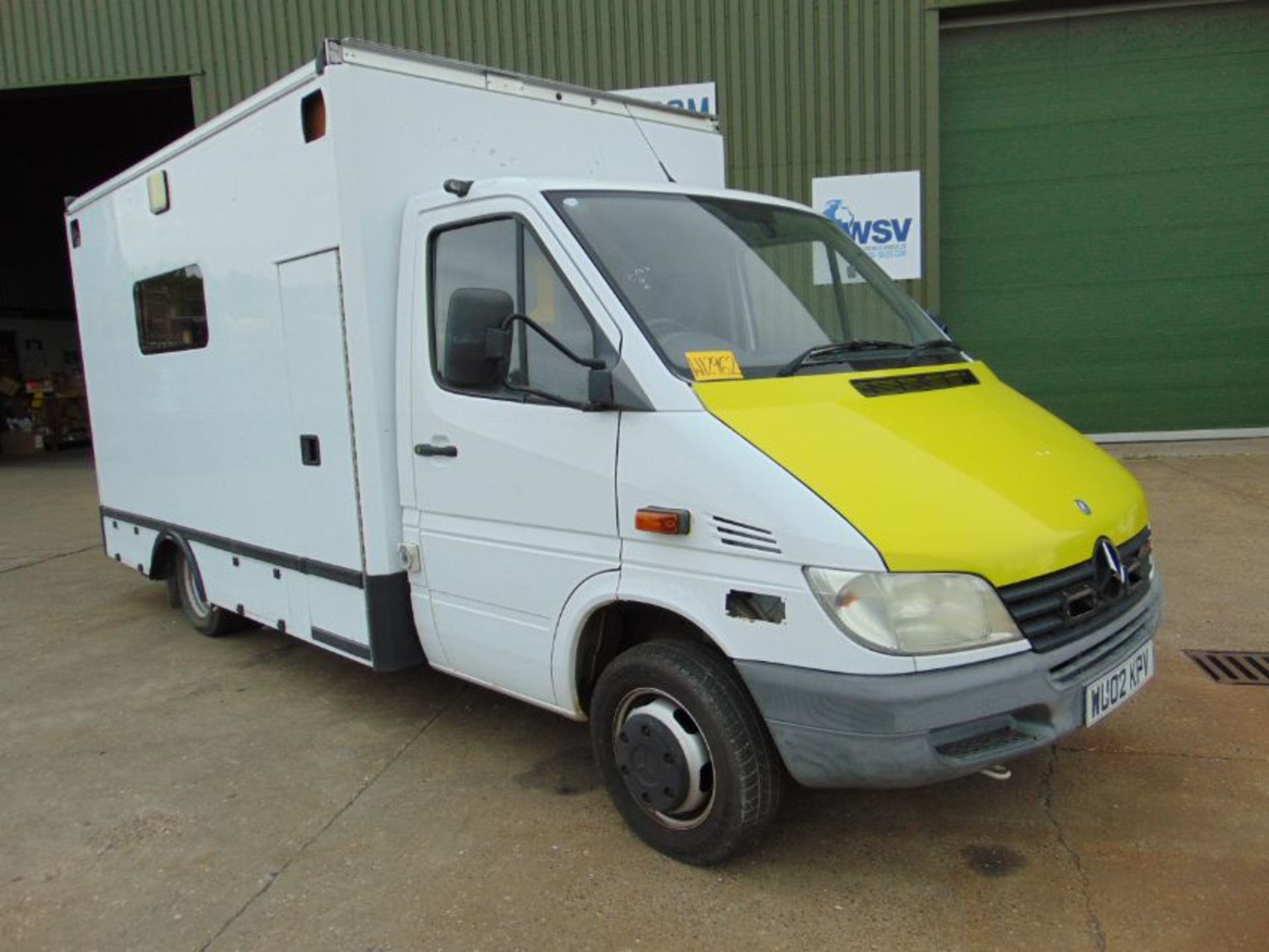 Recent Released by Atomic Weapons Establishment a 2002 Mercedes 418 CDi Ambulance ONLY 32,825 Miles!