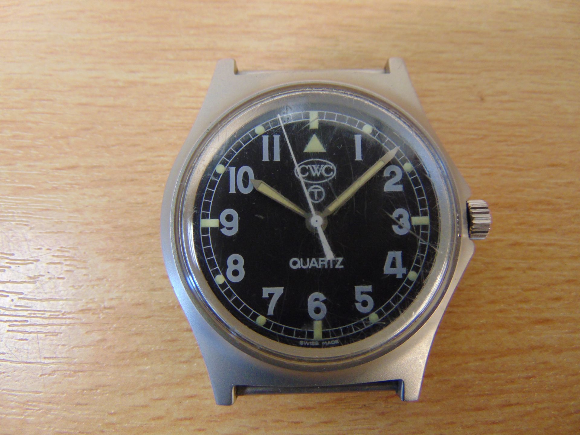 Nice CWC W10 British Army Service Watch, Nato marks, Date 1997, New batt / Strap