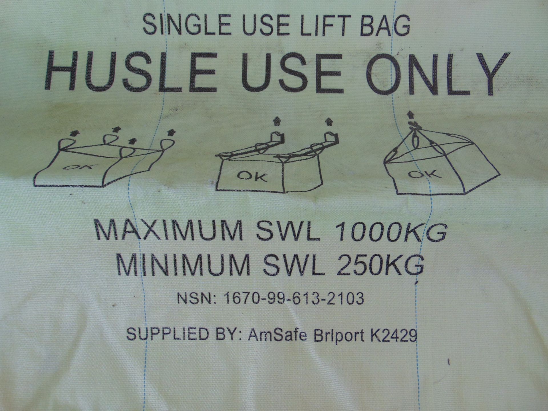 4x Unissued 1000Kg Bulk Bags - Image 3 of 3