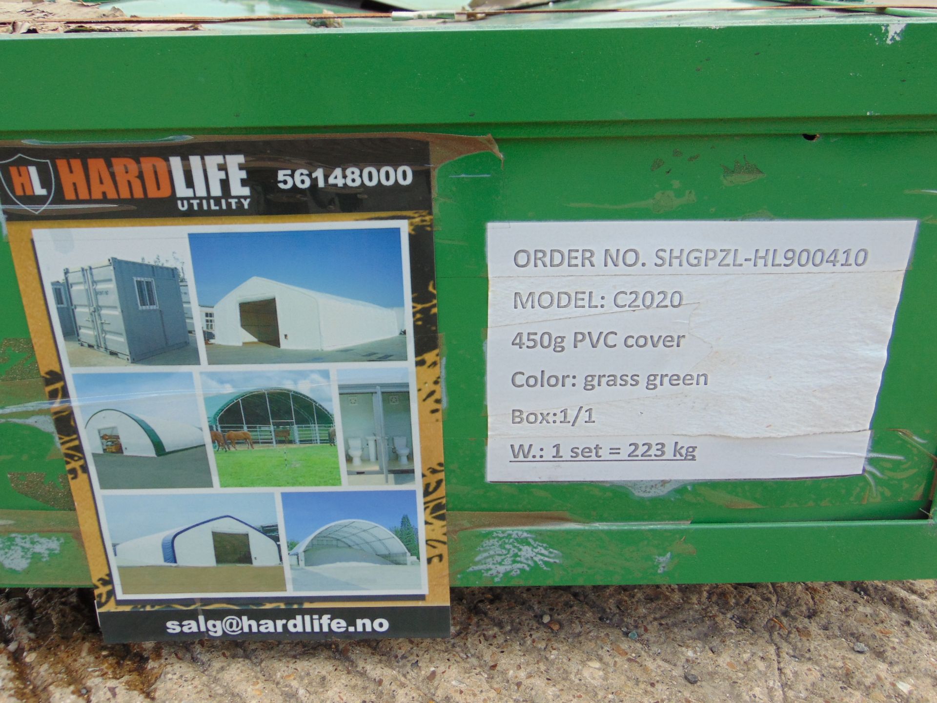 Container Shelter 20'W x 20'L x 6'6" H P/No C2020 - Image 4 of 5