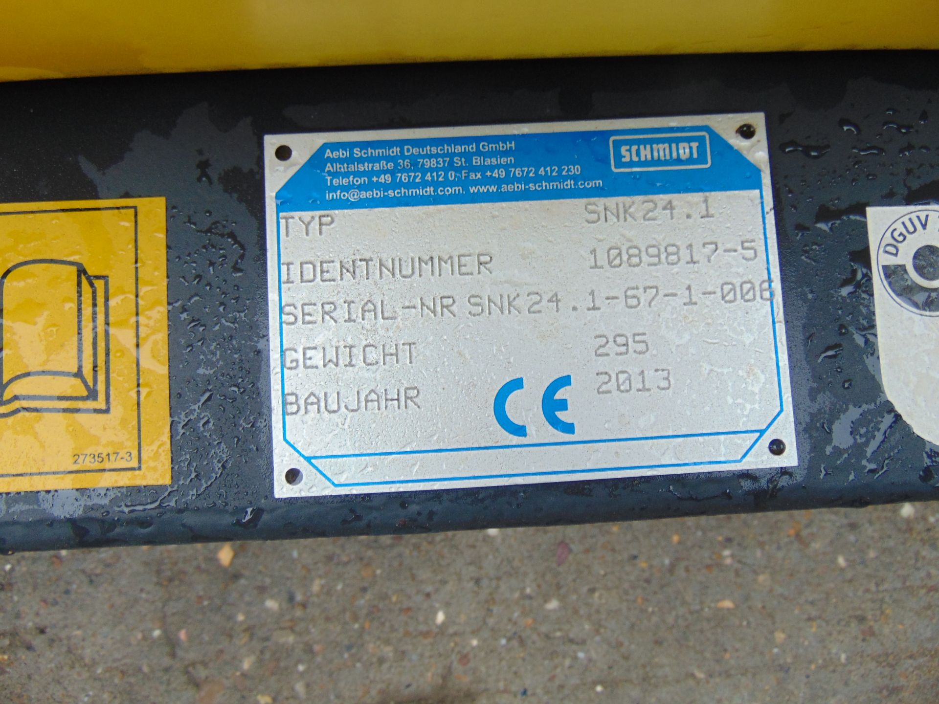 Schmidt SNK 24.1 2.4 M snow blade suitable for Land Rovers etc - Image 15 of 15