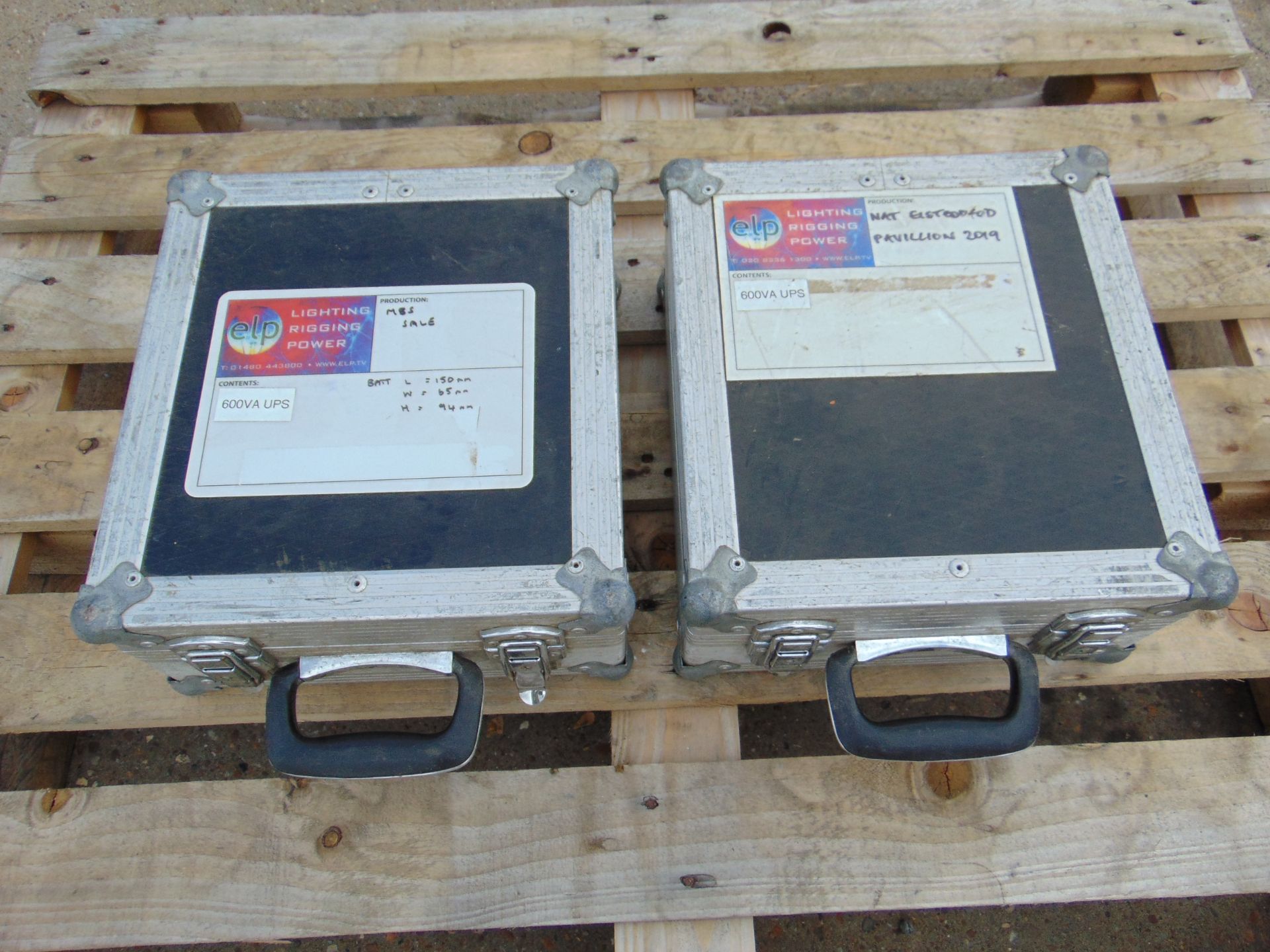 2x Riello 600VA Power Supply Units in Secure Carry Cases - Image 10 of 10