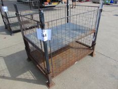 Steel Stacking Stillage with removeable sides and corner posts