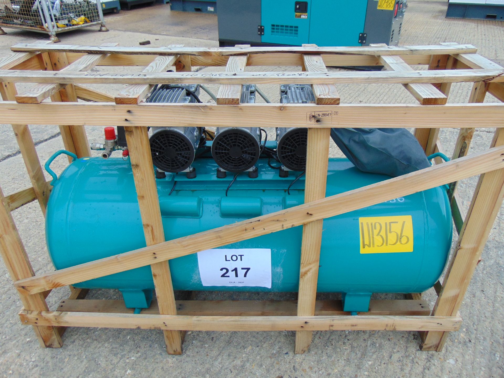 Schmelzer S800 x 3 - 200 8 Bar 200G Air Compressor New Unused - Image 3 of 11