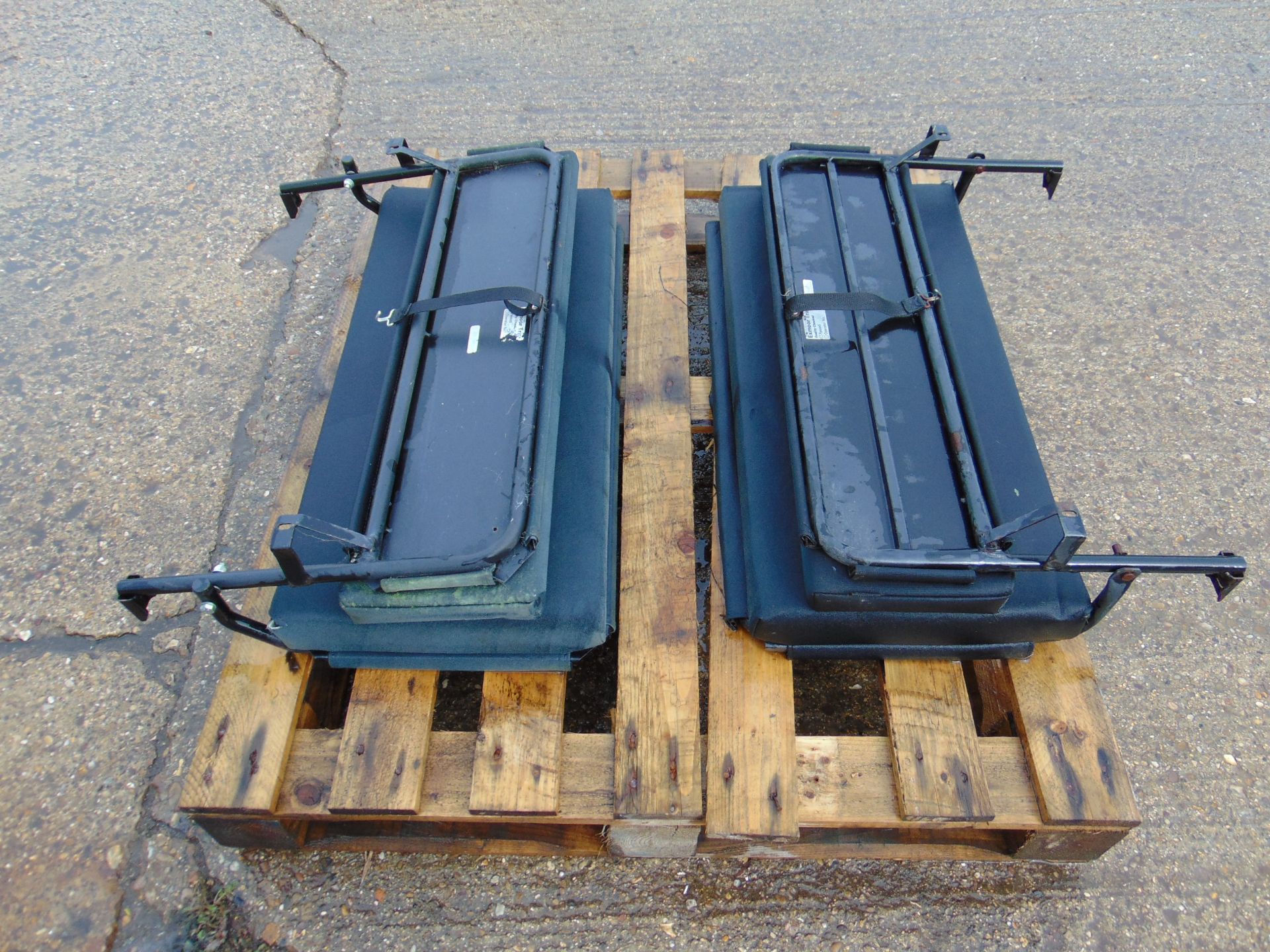 2 x Exmoor Trim Land Rover Defender Fold Down Rear Bench Seats - Image 4 of 5