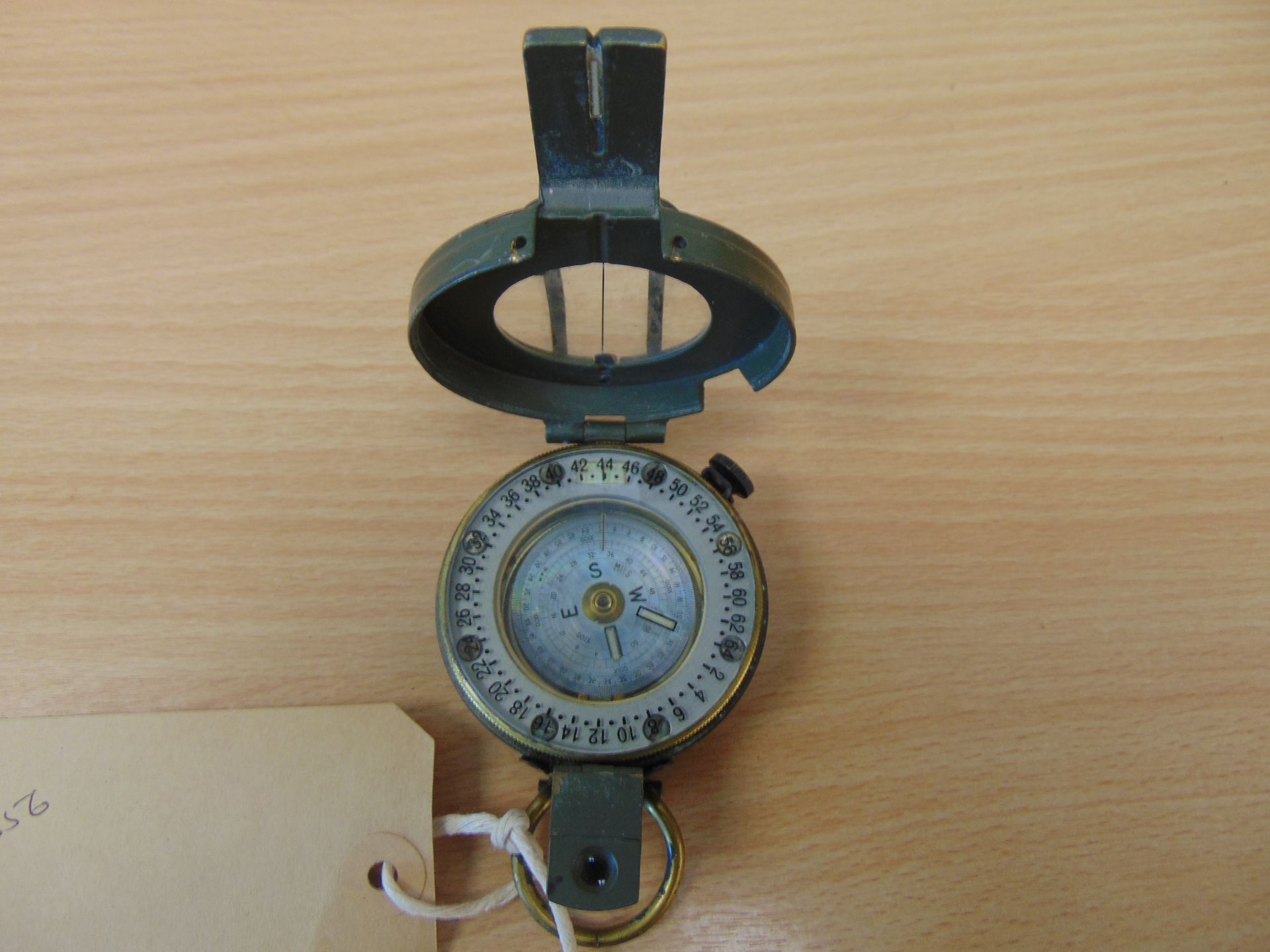Stanley London British Army Brass Prismatic Compass Nato Marks in Mils - Image 2 of 4