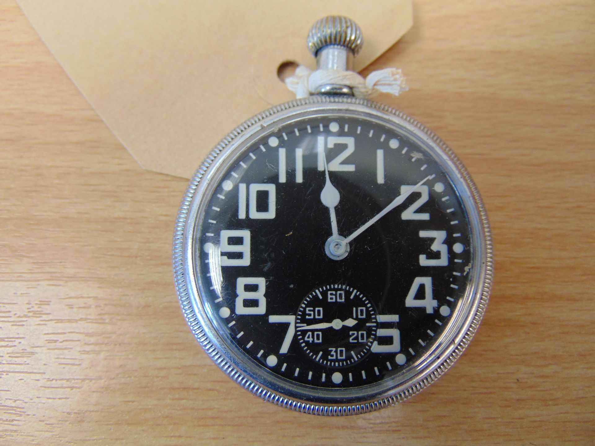 Unusual Waltham 0552 Royal Navy Deck Watch NON-LUM as issued to Nuclear Submarines