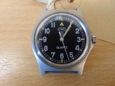 Unissued CWC W10 British Army Service Watch Nato Marks Water Resistant to 5 ATM, DATE 2006