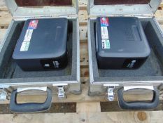 2x Riello 600VA Power Supply Units in Secure Carry Cases
