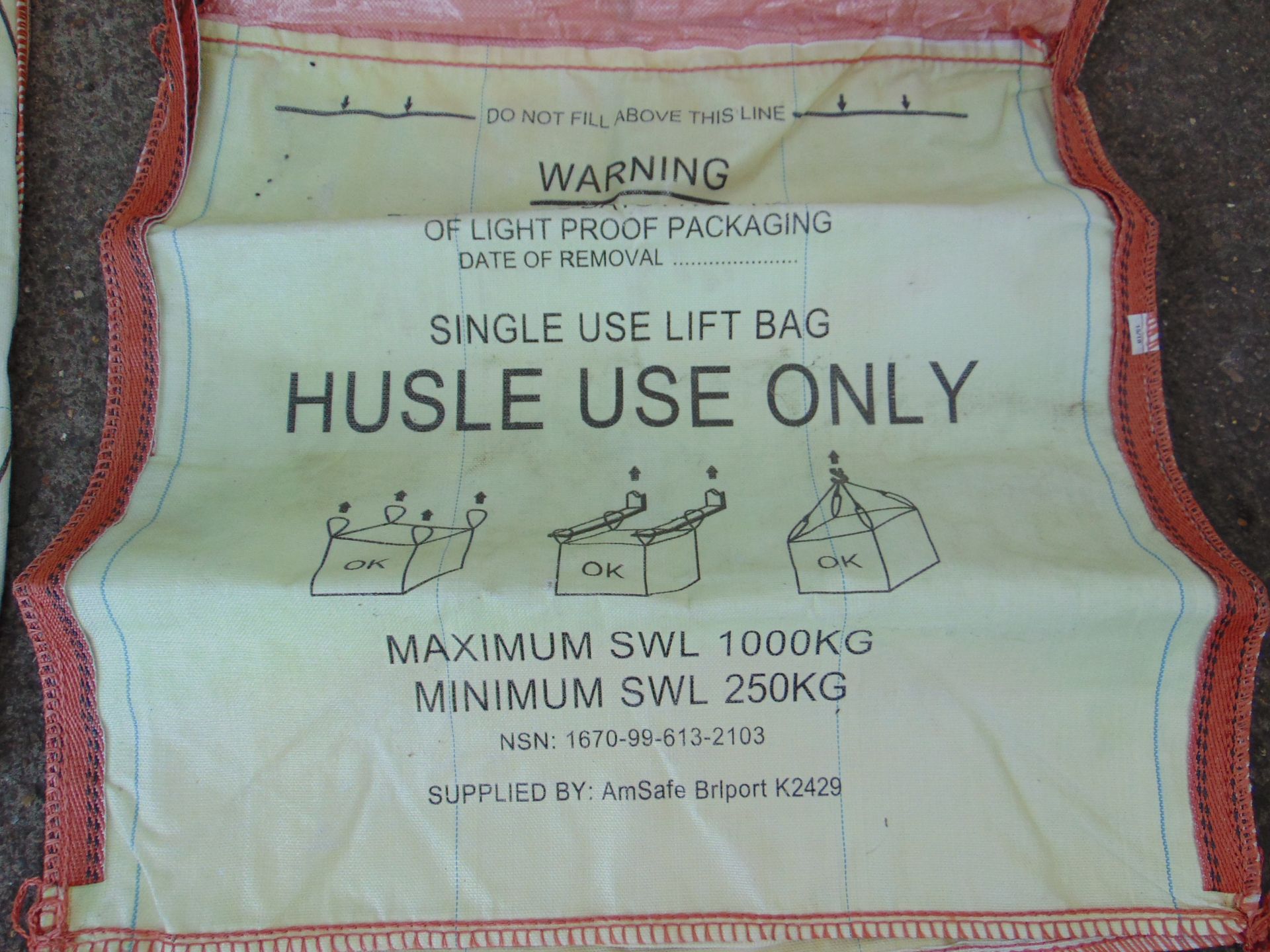 4x Unissued 1000Kg Bulk Bags - Image 2 of 3