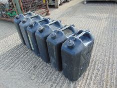 6 x 20lt Water Jerry Cans