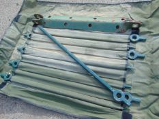 Heavy Duty Military Recovery Ground Anchor C/W 8 x Pins & Roll Bag